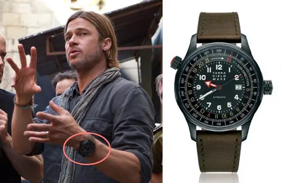 What watch does Brad Pitt wear? - Almost On Time